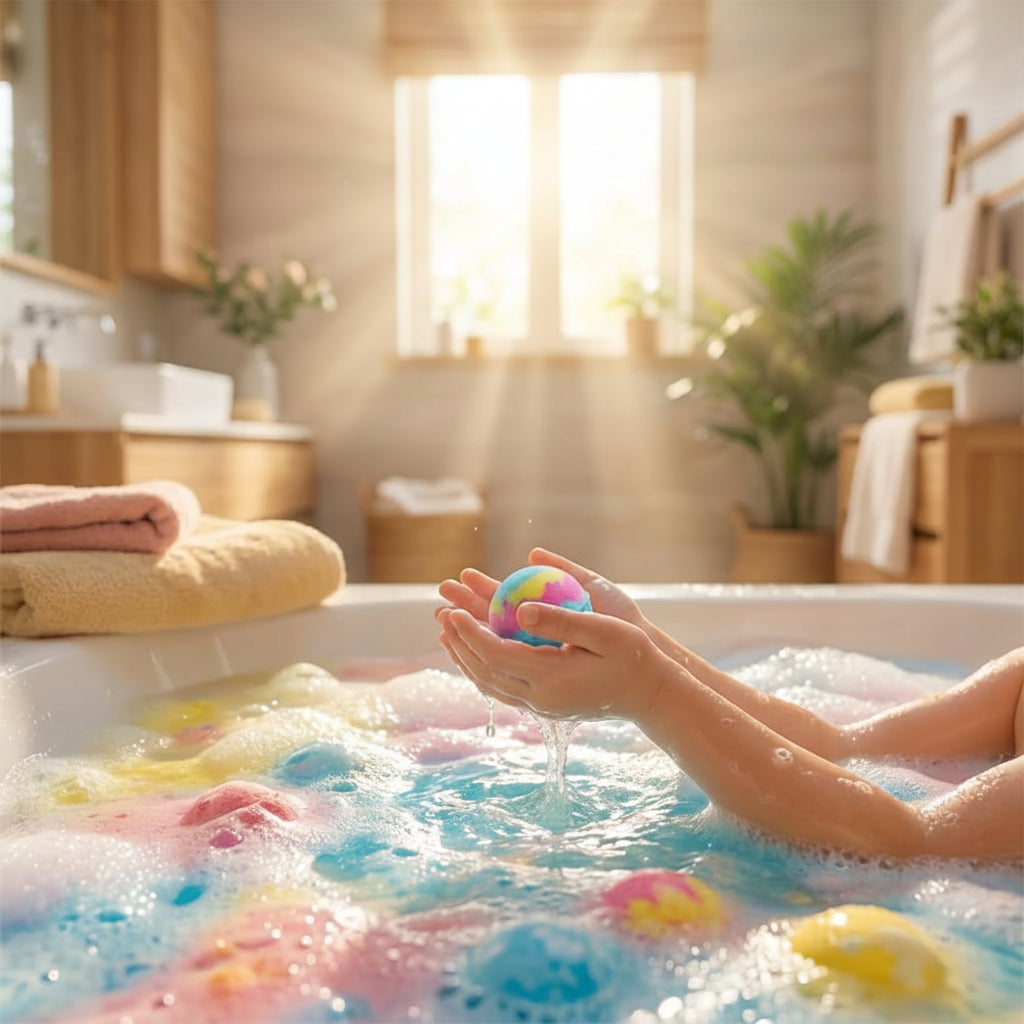 Kids Bubble Bath Bombs Colorful Fizzy Bath Set Fun