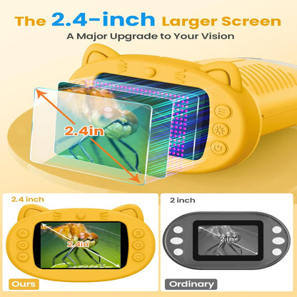 Digitalmikroskop Kinder Handheld LCD Lernwissenschaftsspielzeug
