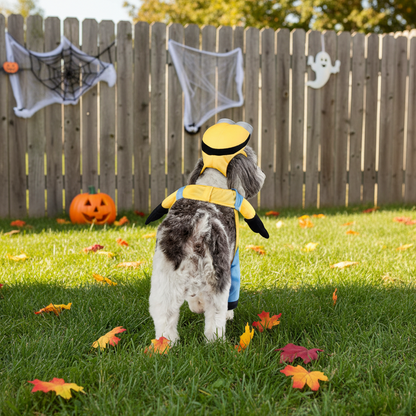 Pet Costume Cartoon Worker Dog Outfit