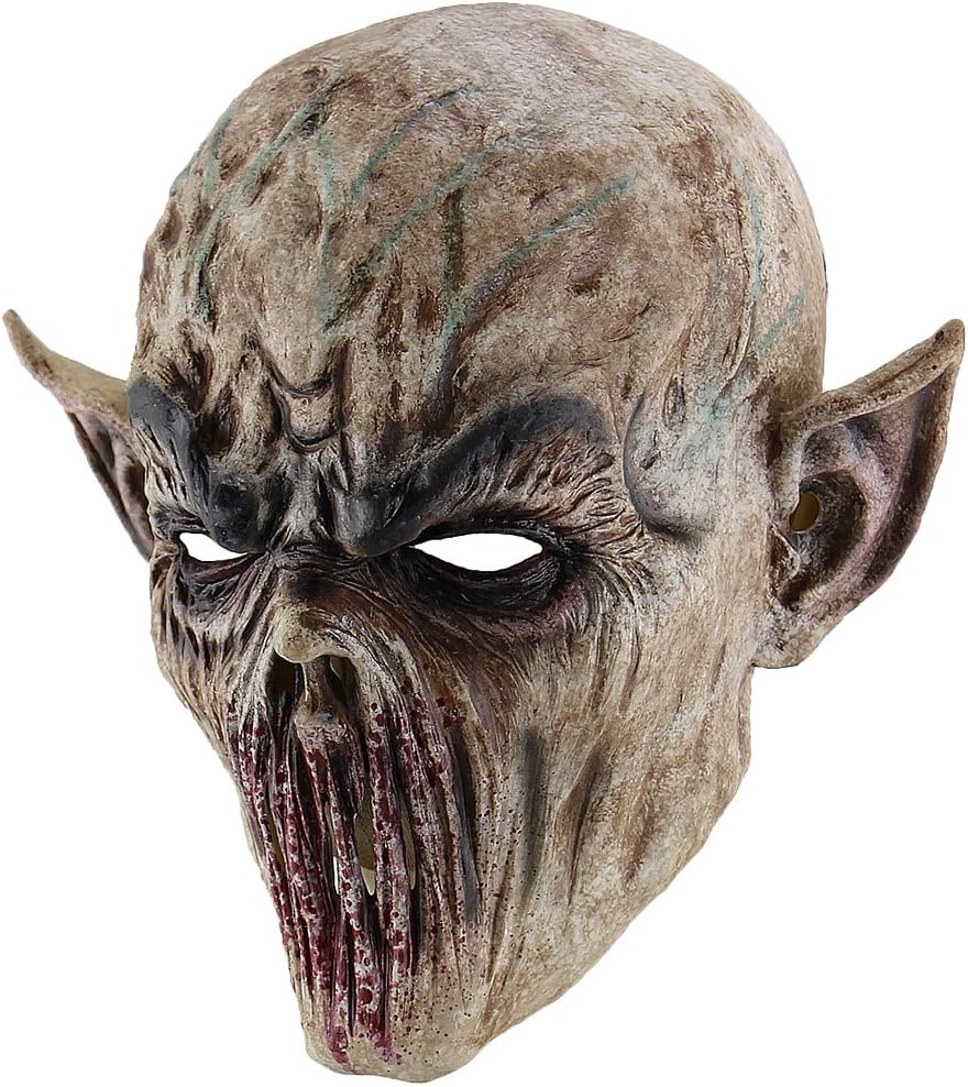 Halloween Mask Costume Scary Alien Demon Horror Prop