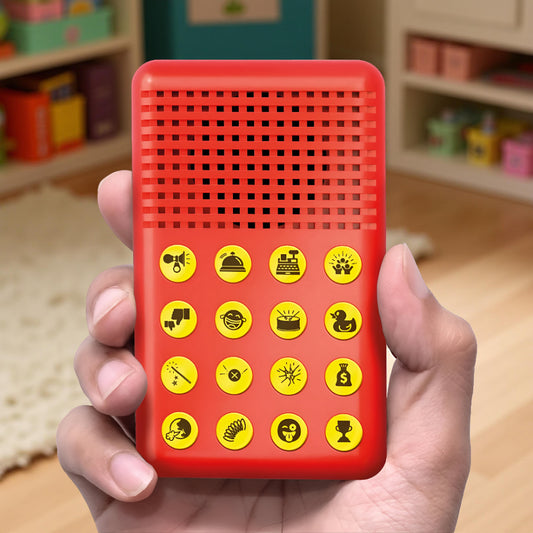 Kinder Soundeffekte Spielzeug Tragbare Comedy Sprachmaschine