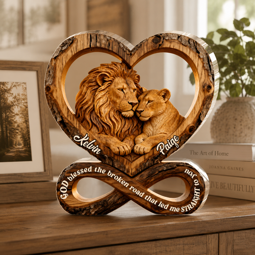 Acrylic Decor Faith Based Plaque Personalized Heart Design