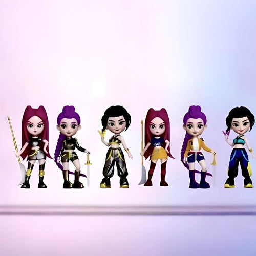 Action Figure Anime Character Display Collection Set