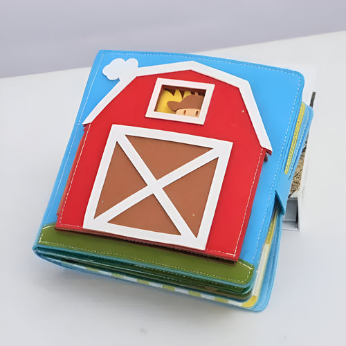 Activity Book Felt Farm Montessori Story Toddler Learning Pages