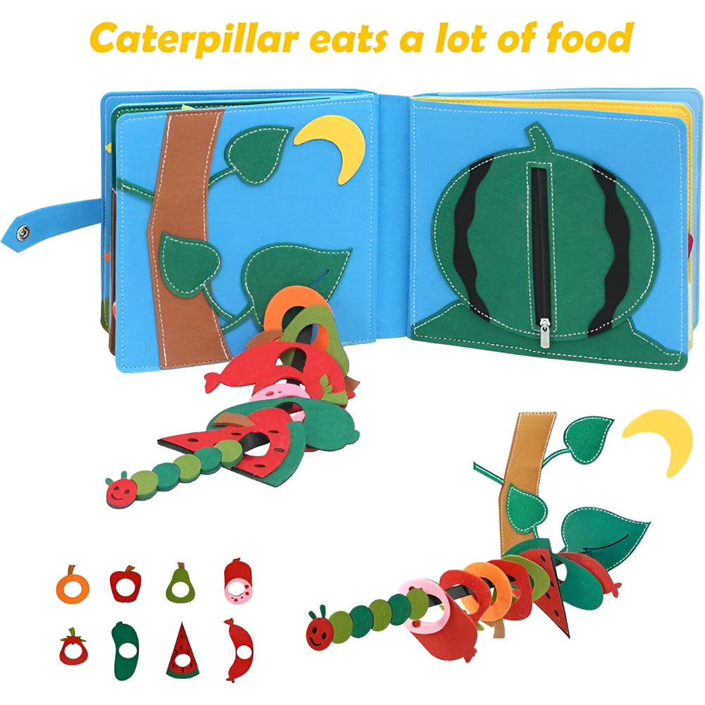 Activity Book Felt Farm Montessori Story Toddler Learning Pages