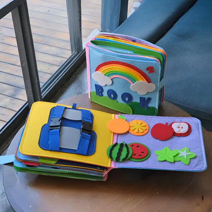 Activity Book Montessori Story Play Set Toddler Learning Pages