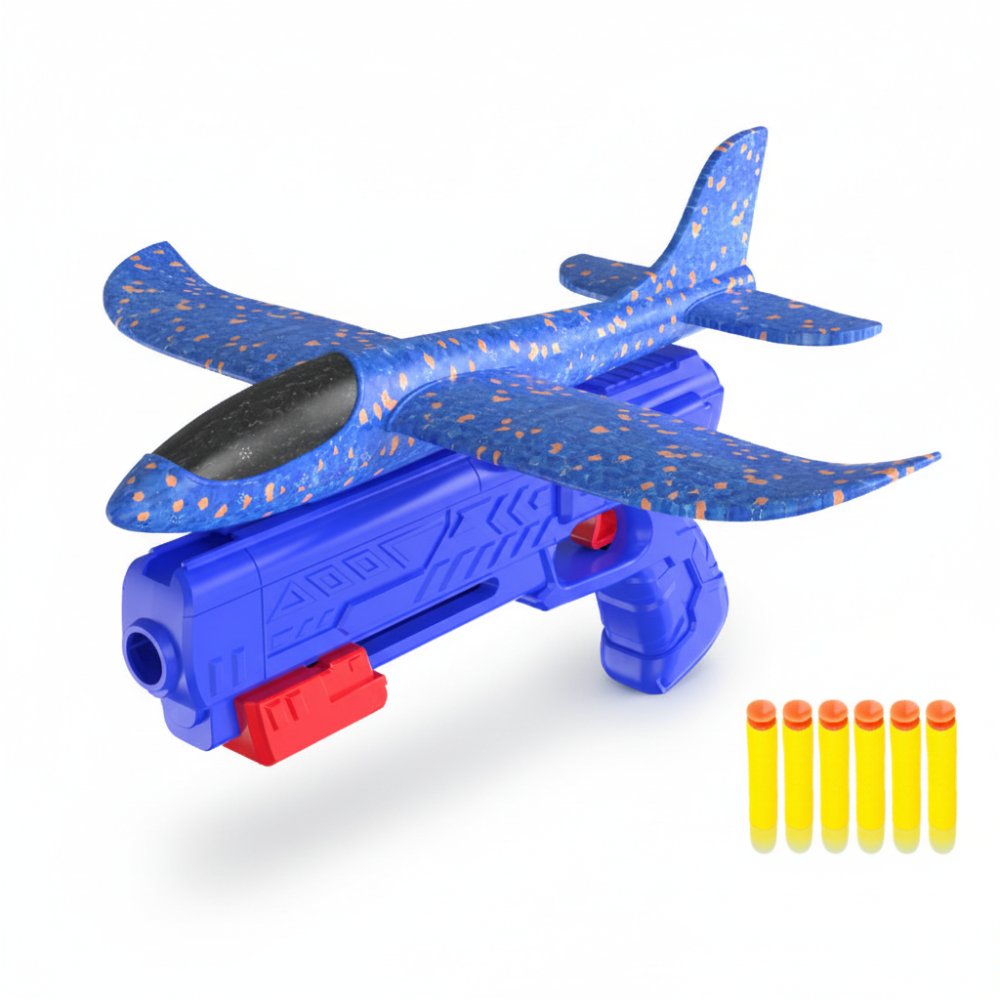 Airplane Toy Foam Glider Launcher Set