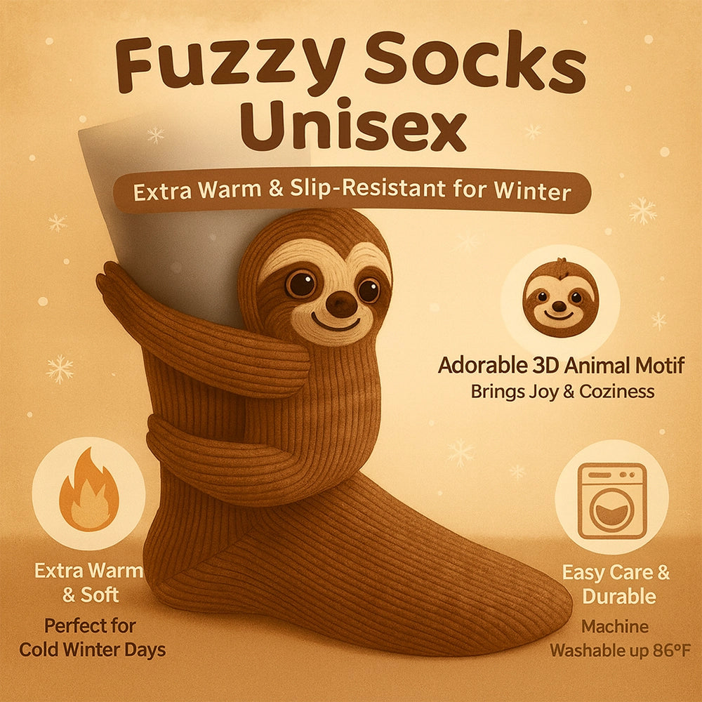 Animal 3D Socks Knit Figure Home Slipper Style Footwear
