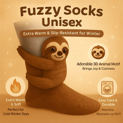 Animal 3D Socks Knit Figure Home Slipper Style Footwear