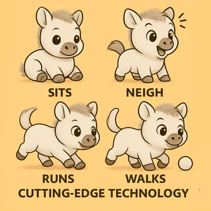 Animal Toy Plush Interactive Robotic Pony Kids Playtime