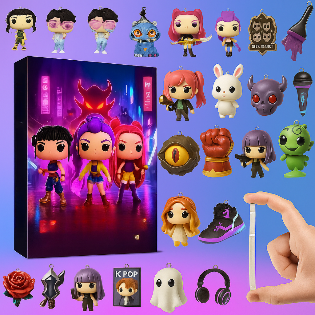 Anime Advent Calendar Collectible Figures 24 Surprises Holiday Gift 0