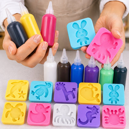 Art Paint Kit Supplies Craft Washable Painting Set