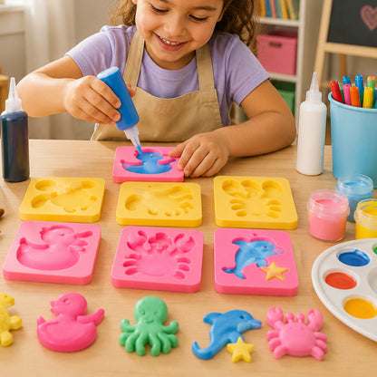 Art Paint Kit Supplies Craft Washable Painting Set