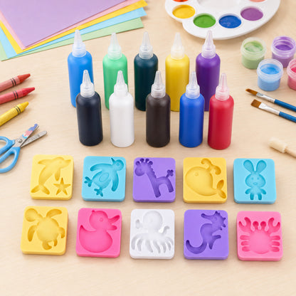 Art Paint Kit Supplies Craft Washable Painting Set