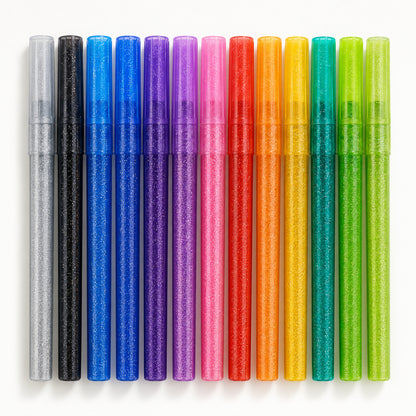 Art Supplies Glitter Markers Coloring Craft Pen Set