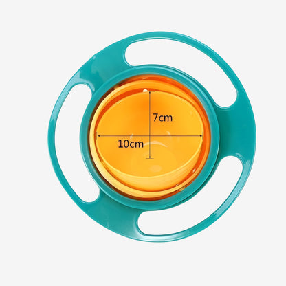 Baby Bowl 360 Rotating Anti Spill Toddler Feeding Dish
