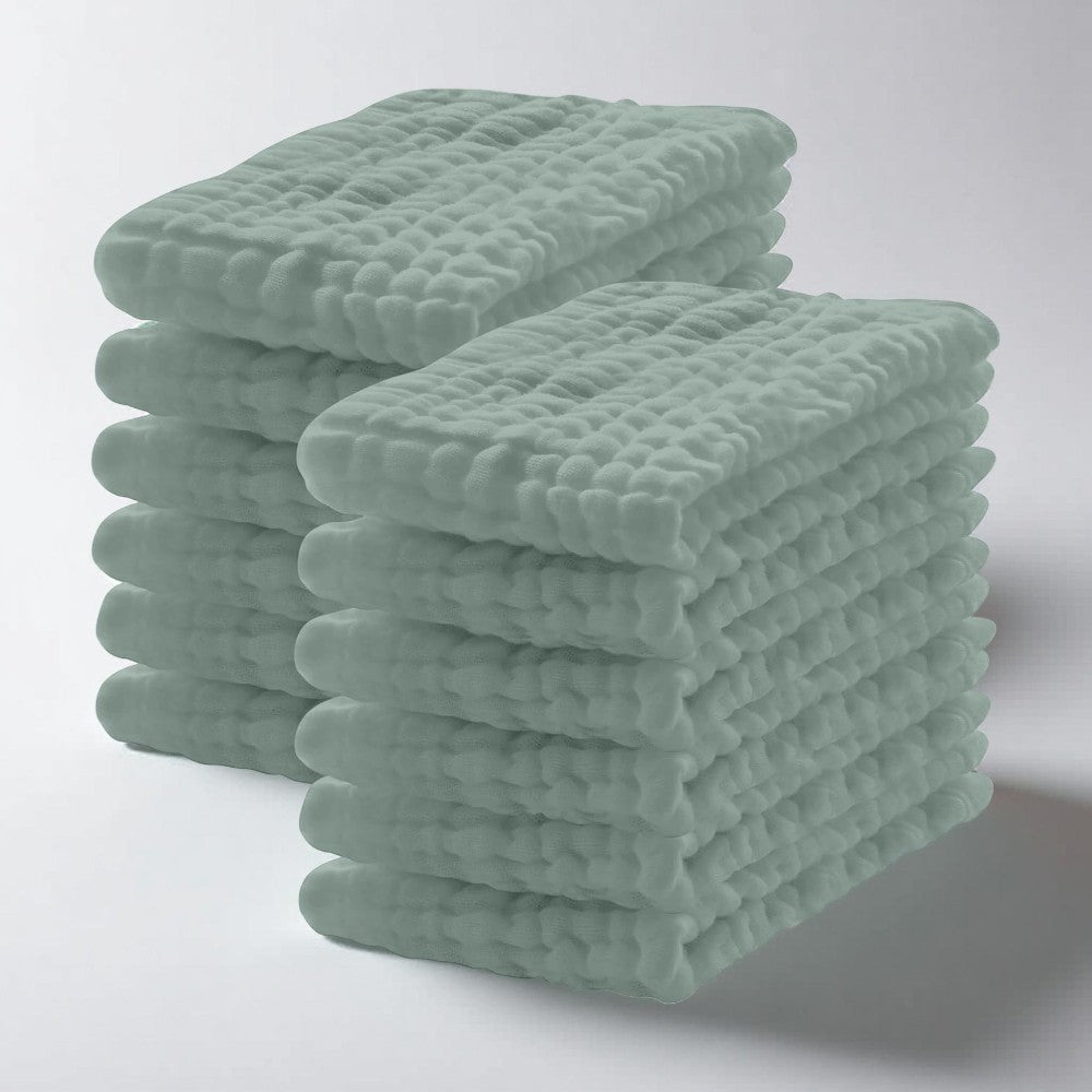 Baby Burp Cloth Washcloth Absorbent Reusable Feeding Care