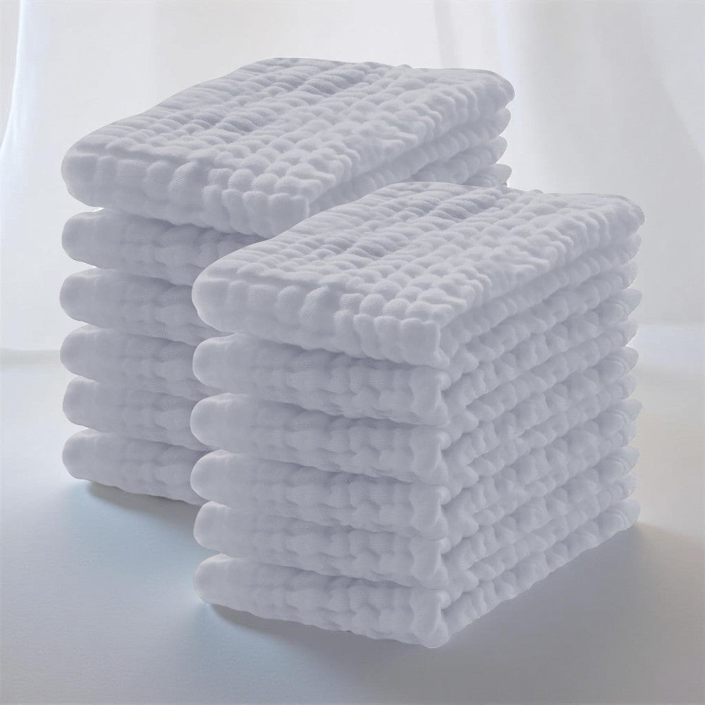 Baby Burp Cloth Washcloth Absorbent Reusable Feeding Care