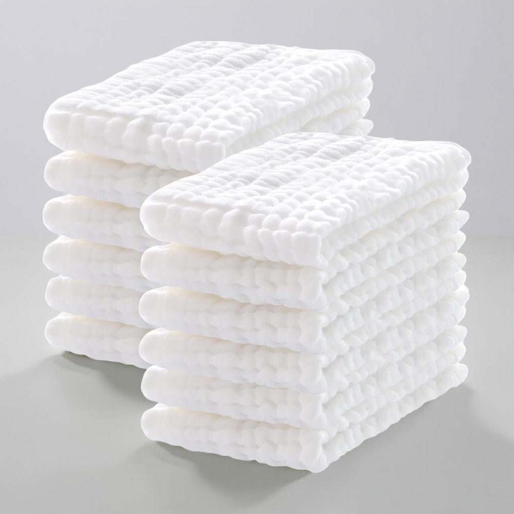 Baby Burp Cloth Washcloth Absorbent Reusable Feeding Care