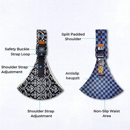Baby Carrier Sling Adjustable Hipseat Style Holder
