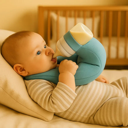Baby Feeding Pillow Hands Free Bottle Support