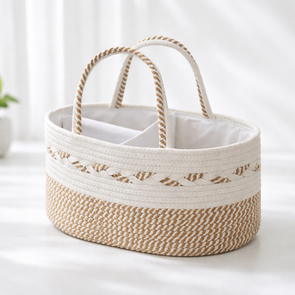 Baby Organizer Nursery Basket Storage Tote Diaper Caddy