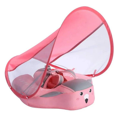 Baby Pool Float Canopy Infant Swim Seat Water Support