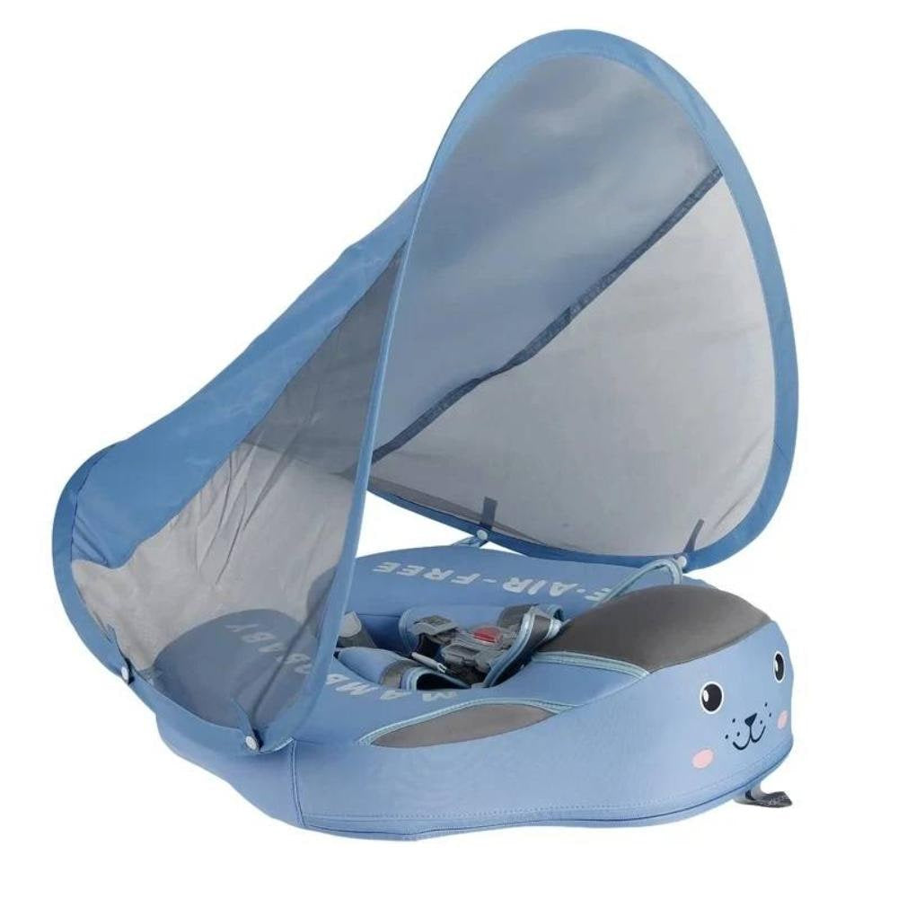 Baby Pool Float Canopy Infant Swim Seat Water Support