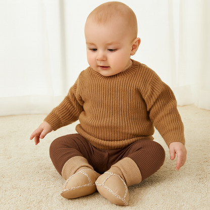 Baby Shoes Winter Boots Infant Crib Booties Soft Sole Footwear