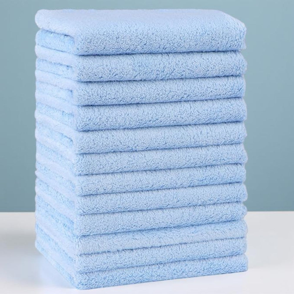 Baby Towels Washcloth Set Absorbent Reusable Cleaning Cloths