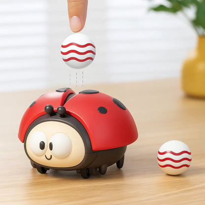 Baby Toy Ladybug Hanging Ball Motor Skill Hand Eye Coordination