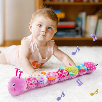 Baby Toys Musical Sensory Plush Caterpillar Rattle