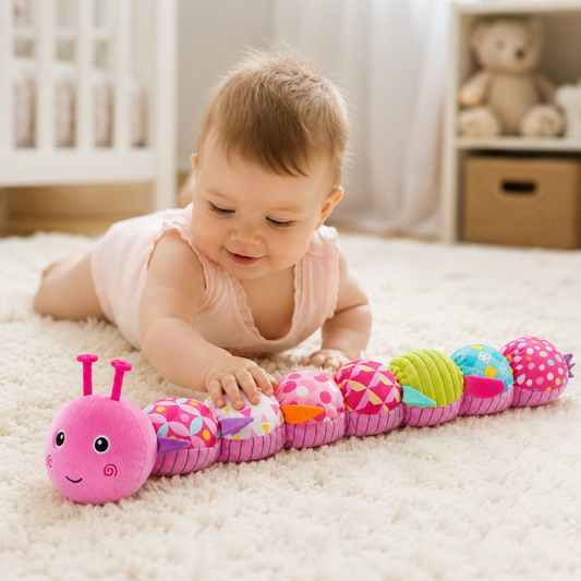 Baby Toys Musical Sensory Plush Caterpillar Rattle