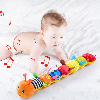 Baby Toys Musical Sensory Plush Caterpillar Rattle