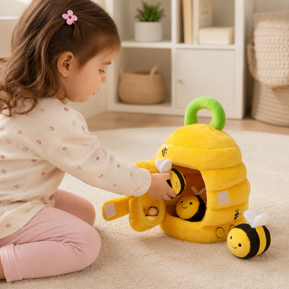 Baby Toys Sensory Rattle Beehive Activity Play Set