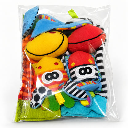Baby Toys Sensory Rattle Wrist Sock Learning Set