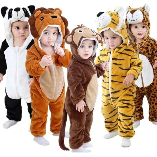 Baby Onesies Animal Hooded Outfit Everyday Wear