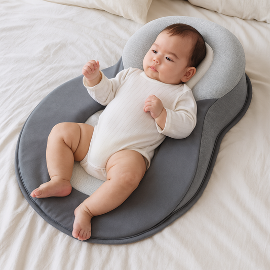 Baby Pillow Flat Head Support Ergonomic Newborn Sleep Cushion