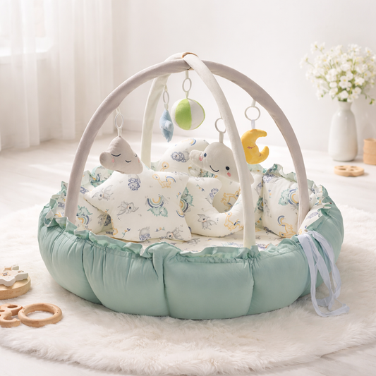 Baby Play Mat Padded Activity Gym Tummy Time Crawling