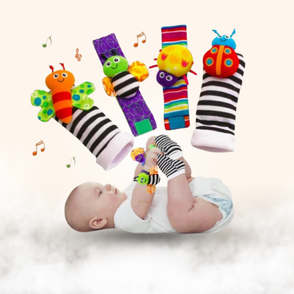 Baby Toys Rattle Sock Animal Sensory Play Set