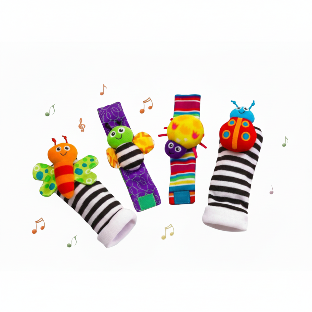 Baby Toys Rattle Sock Animal Sensory Play Set