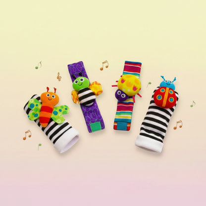 Baby Toys Rattle Sock Animal Sensory Play Set
