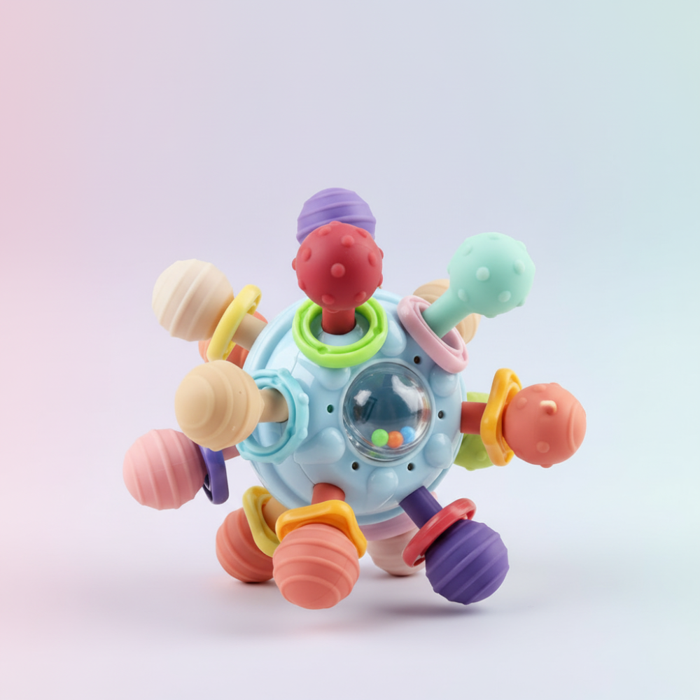 Babyspielzeuge Beißring sensorisches Entwicklungs-Spielzeug