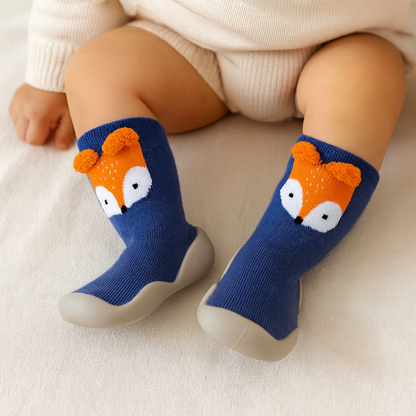 Baby Walking Shoes Non Slip Knit Upper Soft Sole