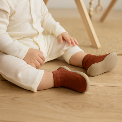 Baby Walking Shoes Non Slip Knit Upper Soft Sole