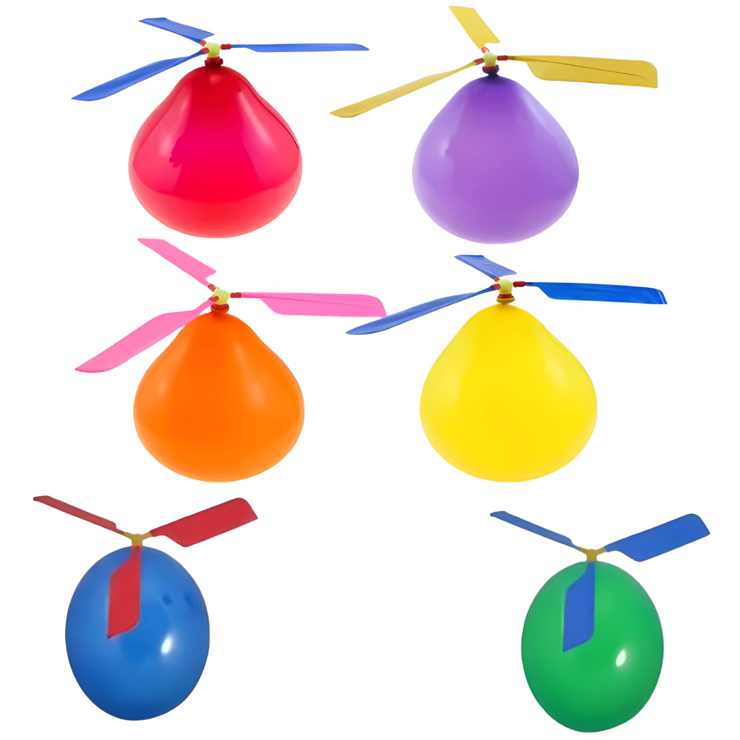 Balloon Toy Propeller Rocket Launcher Kids Party Game