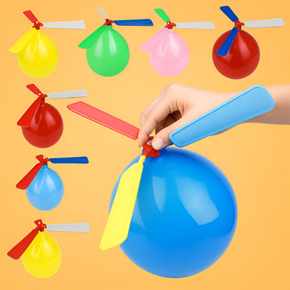 Balloon Toy Propeller Rocket Launcher Kids Party Game