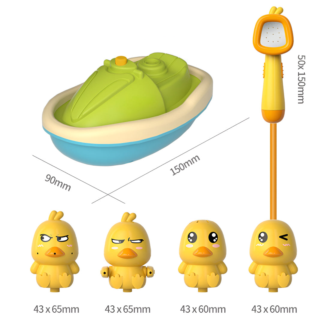 Bath Toy Duck Shower Sprayer Kids Water Play Set