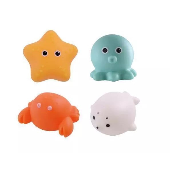 Bath Toys Light Up Animal Toddler Tub Play Set