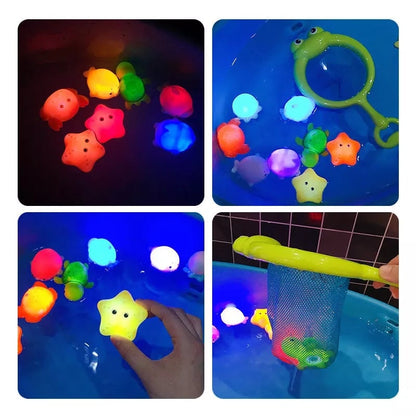 Bath Toys Light Up Animal Toddler Tub Play Set
